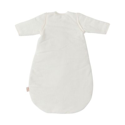 Jollein Slaapzak Winter Met Afritsbare Mouw Rond - 90 cm - Rib - Ivory