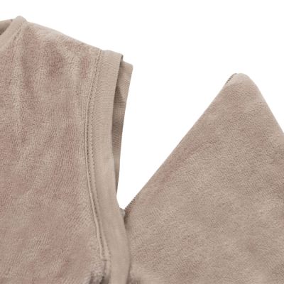Jollein Baby Slaapzak met Afritsbare Mouw 60 cm Velvet - Milky Coffee Jollein Baby Slaapzak met Afritsbare Mouw 60 cm Velvet - Milky Coffee