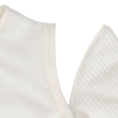 Jollein Winter Slaapzak Met Afritsbare Mouw Rond - 110 cm - Rib - Ivory