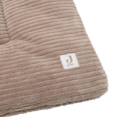 Jollein Cloudy Rib Parklegger - 75 × 95 cm - Milky Coffee Jollein Cloudy Rib Parklegger - 75 × 95 cm - Milky Coffee