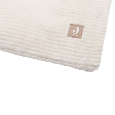 Jollein Cloudy Rib Parklegger - 75 × 95 cm - Oatmeal
