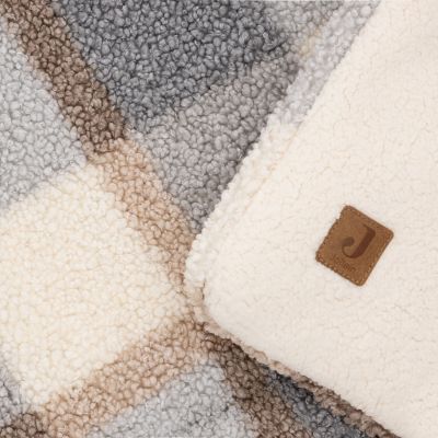 Jollein Boxkleed Boucle - 100 x 100 cm - Check