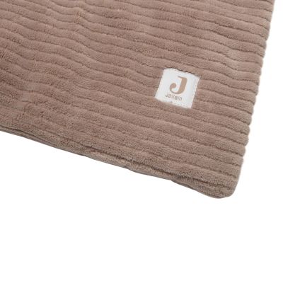 Jollein Boxkleed Box Cloudy Rib - Milky Coffee - 100×100 cm