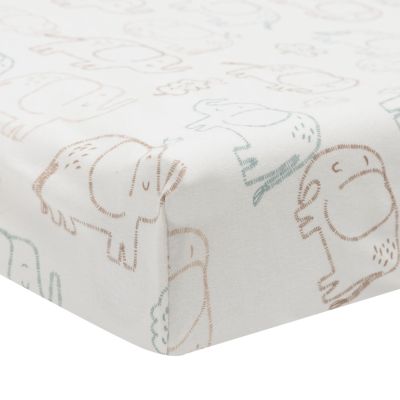 Jollein Aankleedkussenhoes - Jersey - 50 x 70 cm - Elephant Tales
