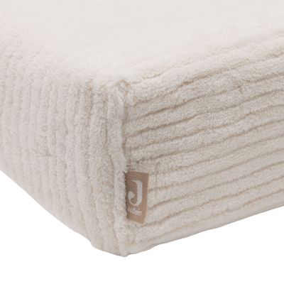 Jollein Aankleedkussenhoes - Oatmeal - 50x70 cm - Cloudy Rib Jollein Aankleedkussenhoes - Oatmeal - 50x70 cm - Cloudy Rib