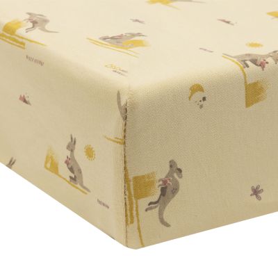 Jollein Aankleedkussenhoes - Jersey - 50 x 70 cm - Kangaroots Jollein Aankleedkussenhoes - Jersey - 50 x 70 cm - Kangaroots