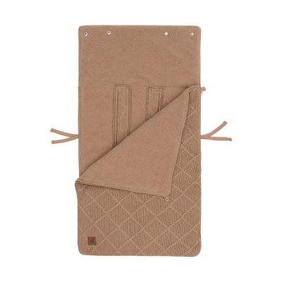 Jollein Voetenzak 3/5 Punts - Groep 0+ - Check Knit - Biscuit