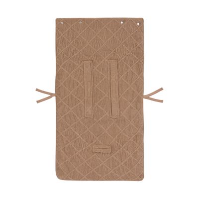 Jollein Voetenzak 3/5 Punts - Groep 0+ - Check Knit - Biscuit