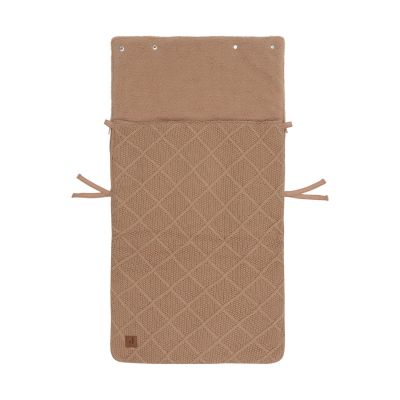 Jollein Voetenzak 3/5 Punts - Groep 0+ - Check Knit - Biscuit
