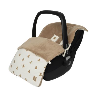 Jollein Voetenzak Mini Teddy Bear Waffle Groep 0+ - 3/5-Punts Gordel Jollein Voetenzak Mini Teddy Bear Waffle Groep 0+ - 3/5-Punts Gordel