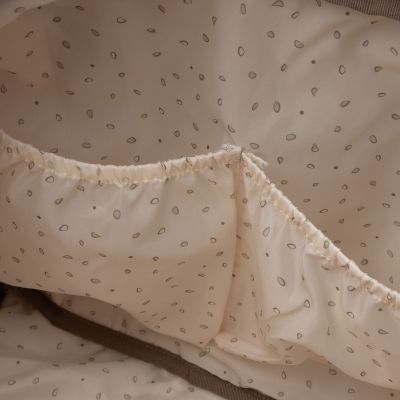 Jollein Luiertas - Embossed Lily - Milky Coffee