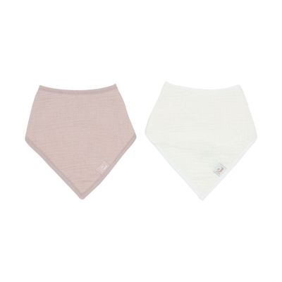 Jollein Slab Bandana Hydrofiel - Wild Rose / Oatmeal - 2 stuks