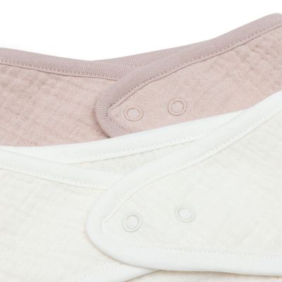 Jollein Slab Bandana Hydrofiel - Wild Rose / Oatmeal - 2 stuks