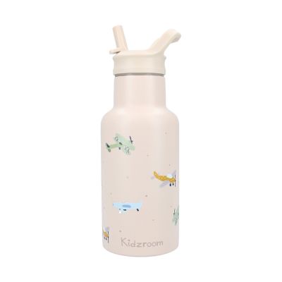 Kidzroom Drinkfles 350ml - Small Talk - Beige