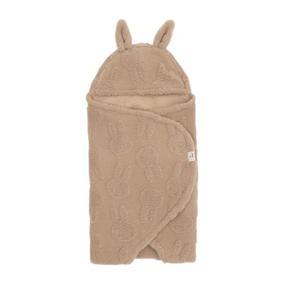 Jollein Wikkeldeken - Biscuit - Miffy Jacquard Teddy
