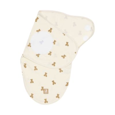 Jollein Baby Slaapzak Wrapper - Mini Teddy Bear - 0-3 Maanden Jollein Baby Slaapzak Wrapper - Mini Teddy Bear - 0-3 Maanden