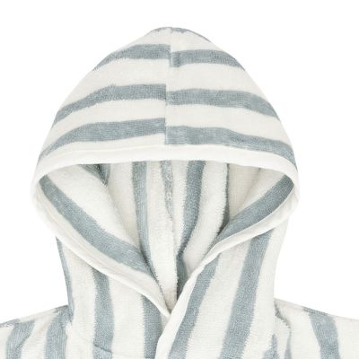 Jollein Badjas - Stripe Terry - Sea Green - Maat 1-2 jaar - GOTS