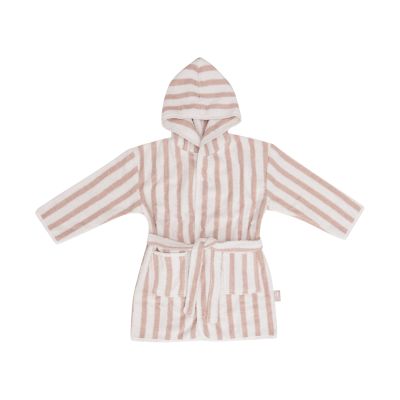Jollein Badjas Stripe Terry Olive Green GOTS 3-4 Jaar
