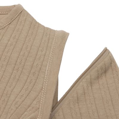 Jollein Slaapzak Zomer Met Afritsbare Mouw - 90 cm - Ajour Biscuit