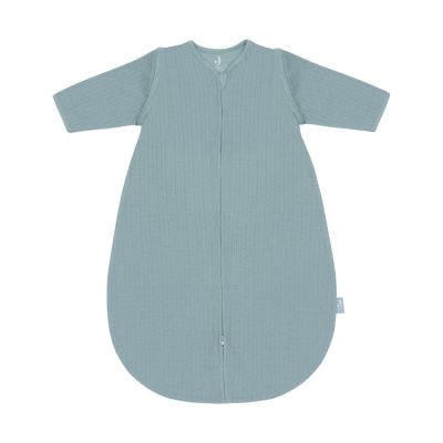 Jollein Slaapzak Zomer Met Afritsbare Mouw - 90 cm - Ajour Seagreen