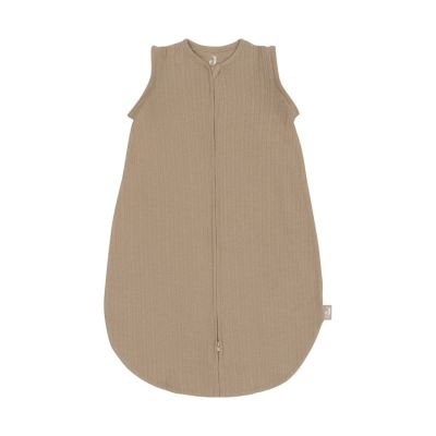 Jollein Slaapzak Zomer Met Afritsbare Mouw - 110 cm - Ajour Biscuit