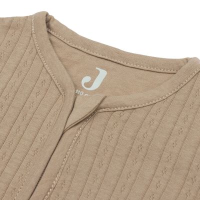 Jollein Slaapzak Zomer Met Afritsbare Mouw - 110 cm - Ajour Biscuit