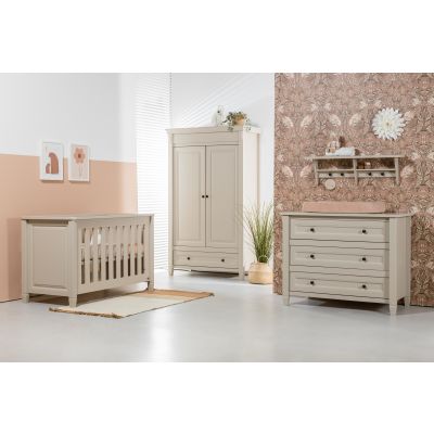 TWF Ledikant 70 x 140 Incl. Juniorzijde - Commode 3 Laden Granada