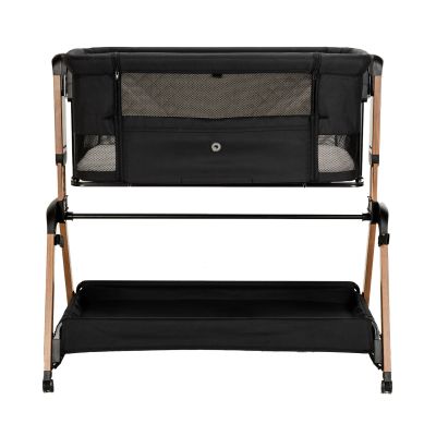 Qute Co-Sleeper Q-Breez Plus Woody Zwart