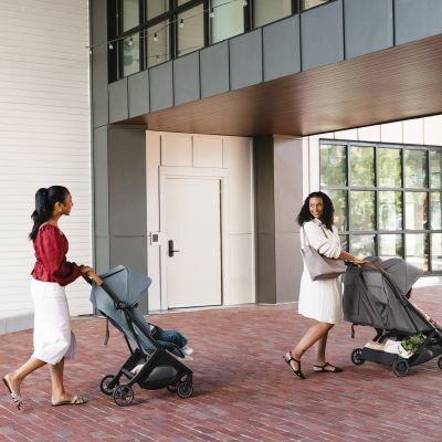 UPPAbaby MINU Duo Buggy - Greyson Carbon Frame Met Bruin Leer