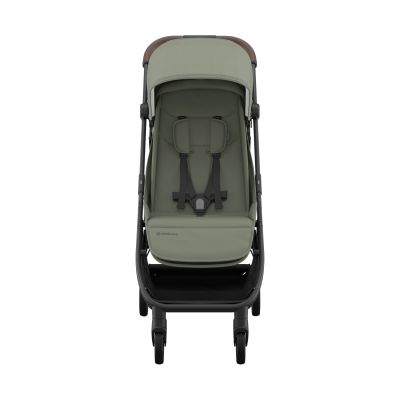 UPPAbaby Minu V3 Buggy - Evelyn Meadow Green Carbon Frame met Kastanje Bruin Leer UPPAbaby Minu V3 Buggy - Evelyn Meadow Green Carbon Frame met Kastanje Bruin Leer