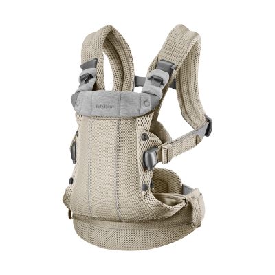 BabyBjörn Harmony Draagzak 3D-Mesh - Grijsbeige
