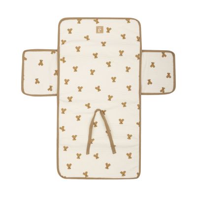 Jollein Verschoningsmat - Mini Teddy Bear Little Waffle 