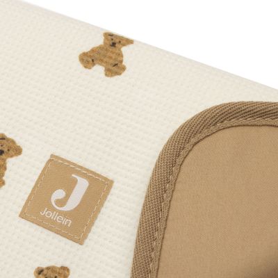 Jollein Verschoningsmat - Mini Teddy Bear Little Waffle 