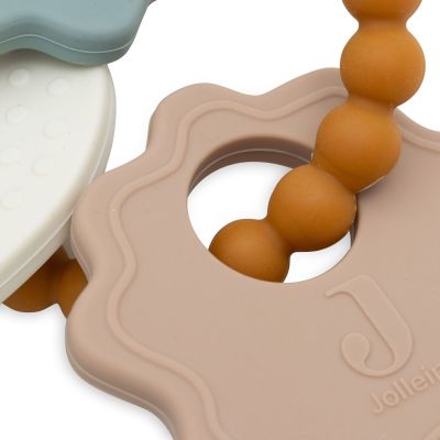 Jollein Lovely Birds Bijtring Sleutelbos - Silicone