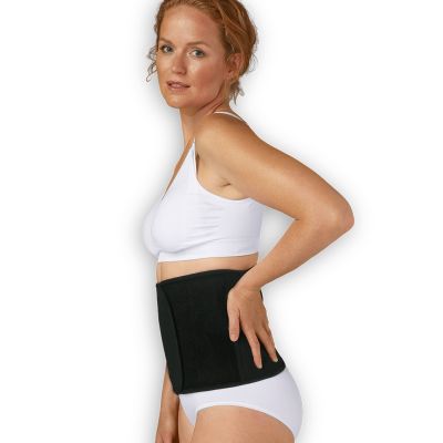Carriwell Sluitband Belly Binder Biokatoen Zwart L/XL