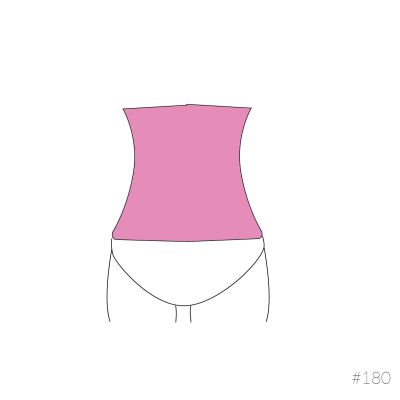 Carriwell Sluitband Belly Binder Biokatoen Zwart S/M