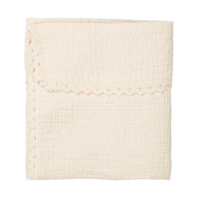 Koeka Ledikantdeken Lace Elba Blush 100 x 150 cm