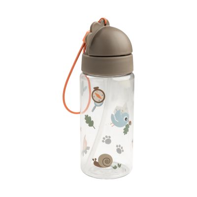 Done By Deer Drinkfles Met Rietje - Tiny Trails - Sand - 350 ml Done By Deer Drinkfles Met Rietje - Tiny Trails - Sand - 350 ml