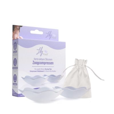 LilyPadz Herbruikbare Siliconen Zoogcompressen 2-Pack
