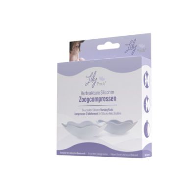 LilyPadz Herbruikbare Siliconen Zoogcompressen 2-Pack
