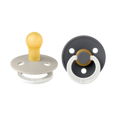 BiBs Glow In The Dark Fopspeen - Rond - 2 Stuks