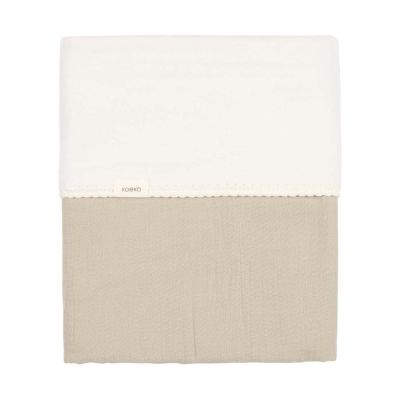 Koeka Faro Ledikantdeken - 100 x 150cm - Katoen/Fleece/Wafel