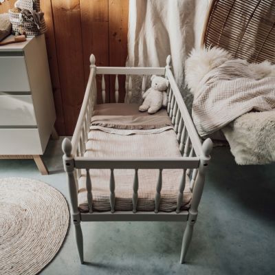Koeka Ledikantlaken En Hoeslaken Set Ruffle Faro Caffe