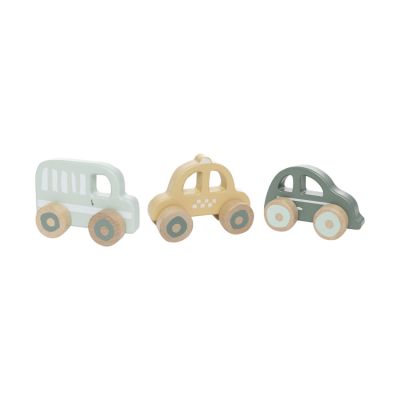 Jollein Houten Auto Op Wielen - 3 Stuks
