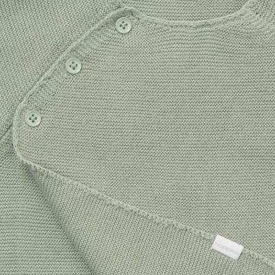 Noppies Pino Gebreid Overslagvest - Maat 50 - Iceberg Green Noppies Pino Gebreid Overslagvest - Maat 50 - Iceberg Green