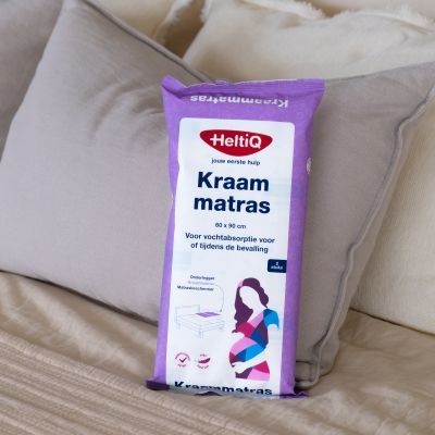 HeltiQ Kraammatras - 60 x 90 cm - 2 Stuks