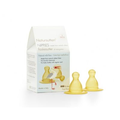 Natursutten Flesspeen Fast Flow (2 stuks) Natursutten Flesspeen Fast Flow (2 stuks)