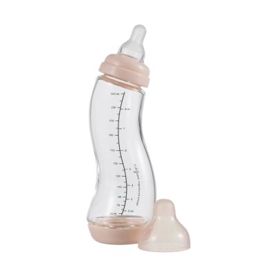 Difrax S-Fles Glas Smal 250ml Blossom Difrax S-Fles Glas Smal 250ml Blossom