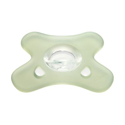 Difrax Fopspeen - Rond - 2 Stuks - 6-12 Mnd - Stone/Sage
