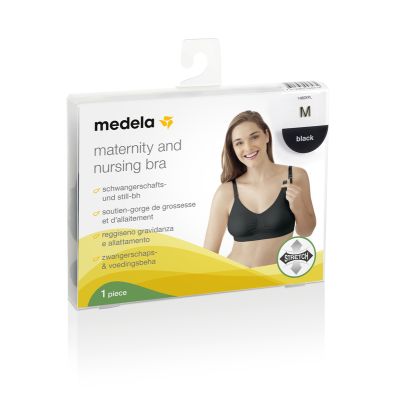 Medela Voedings-BH Zwart M